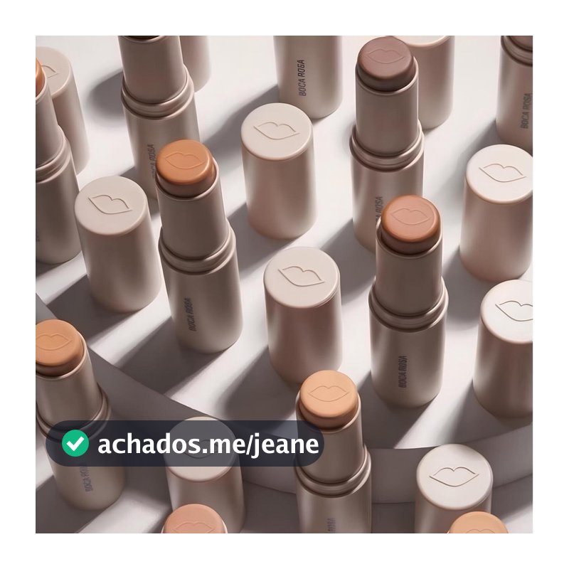 Boca Rosa Stick – Alta Cobertura, Textura Cremosa,, Contorno e Correção