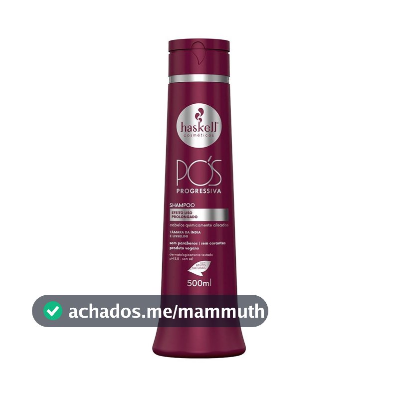 Shampoo Alinhador Pós Progressiva Haskell 500ml