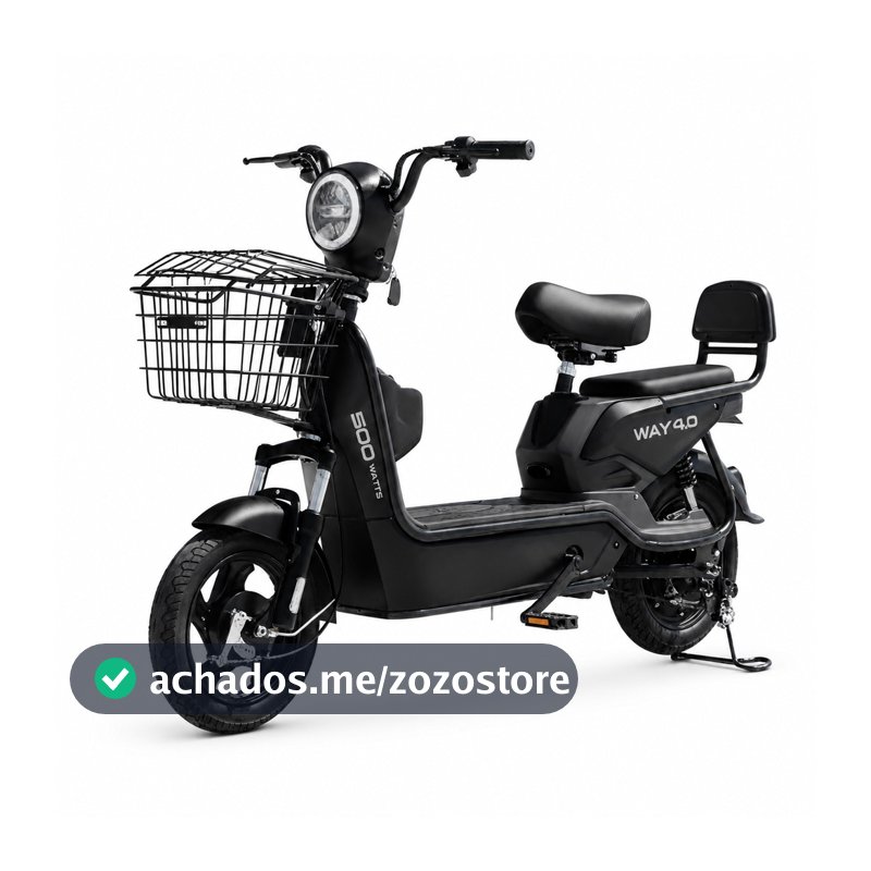 Bicicleta Elétrica Scooter Mova Way 4.0 500w 48v Lítio