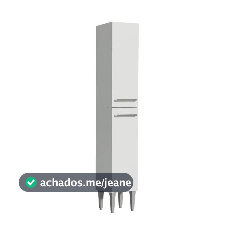 Paneleiro Armário de Cozinha 2 Portas Branco Emilly Madesa