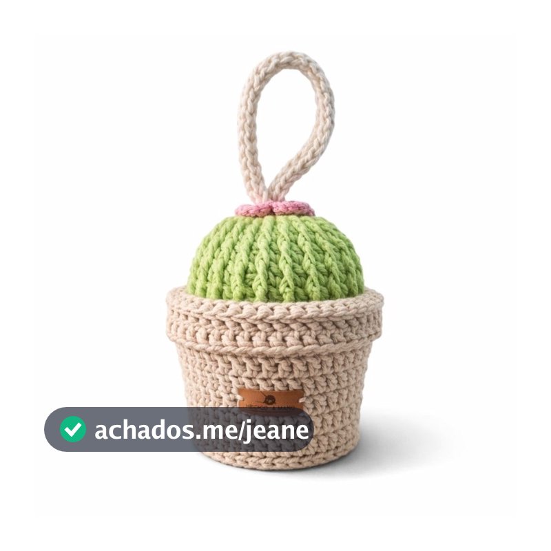 Peso de porta Cactus de Cordinha