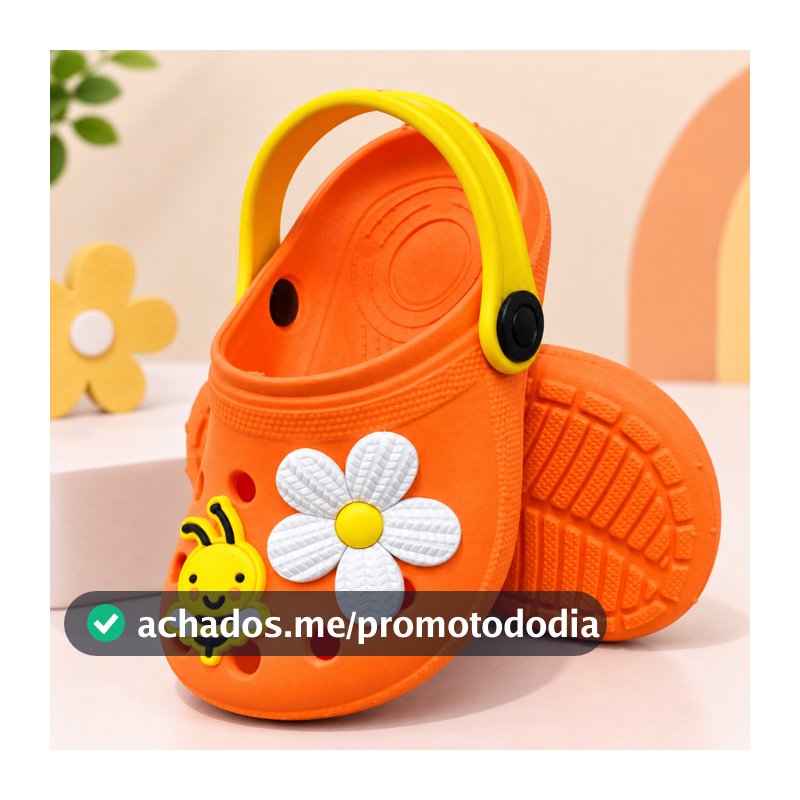 Sandália  Infantil Papete Chinelo Feminino Dia a Dia