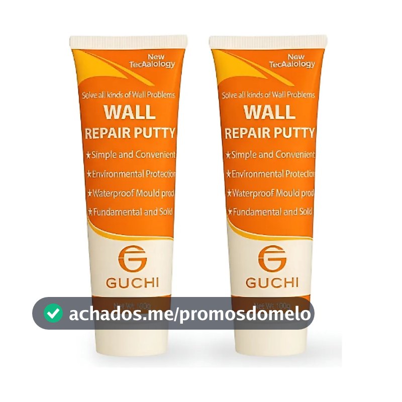Massa Reparadora de Parede Tapa Buracos e Furos de Parede Creme Mágico 250g Secagem Rápida Pasta