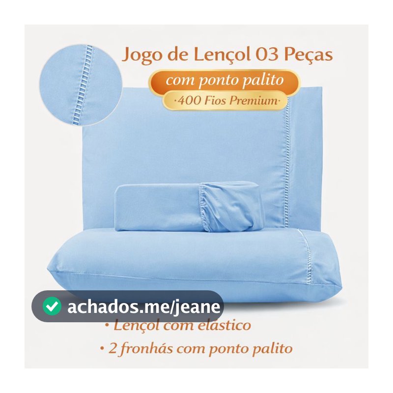 Jogo de Lençol Cama King Casal Queen Solteiro Avulsa Box 3 pçs Ponto Palito
