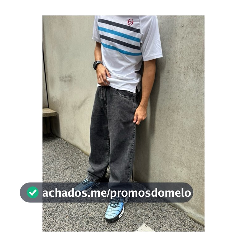 calça BAGGY escura estonada skatista streetwear mandrake