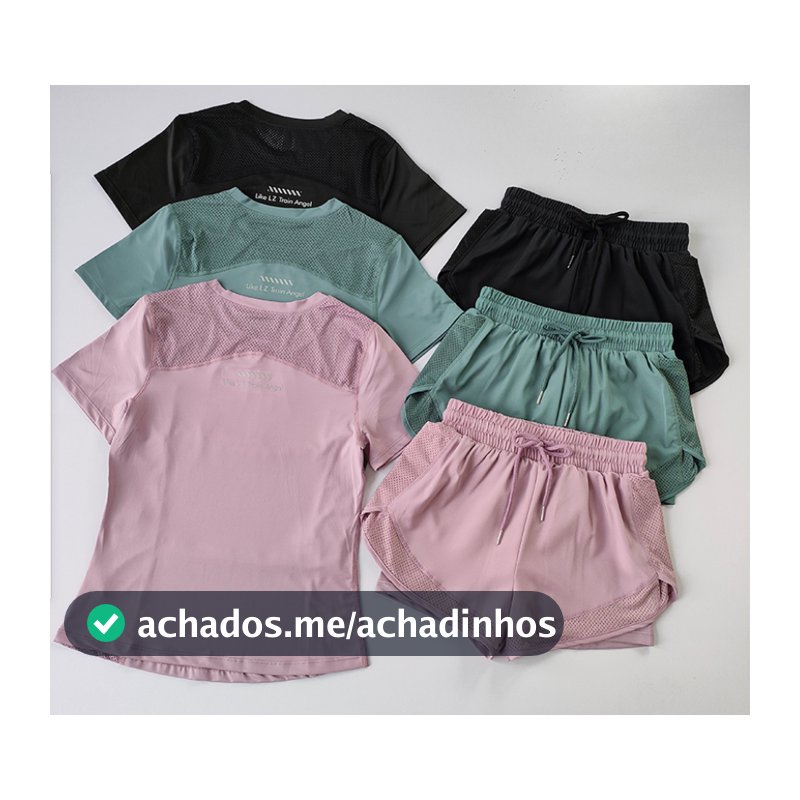 Exercise Suit Two-Piece Set Women Summer Quick-Drying Yoga Clothes Outdoor Running Yoga Sports Wear