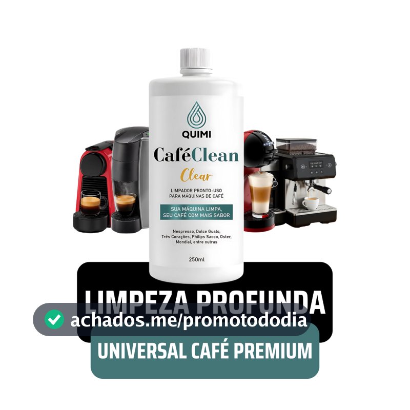 Descalcificante Limpa Cafeteira Expresso Maquina Nespresso Dolce Gusto 3 Corações Café Dentro Limpez