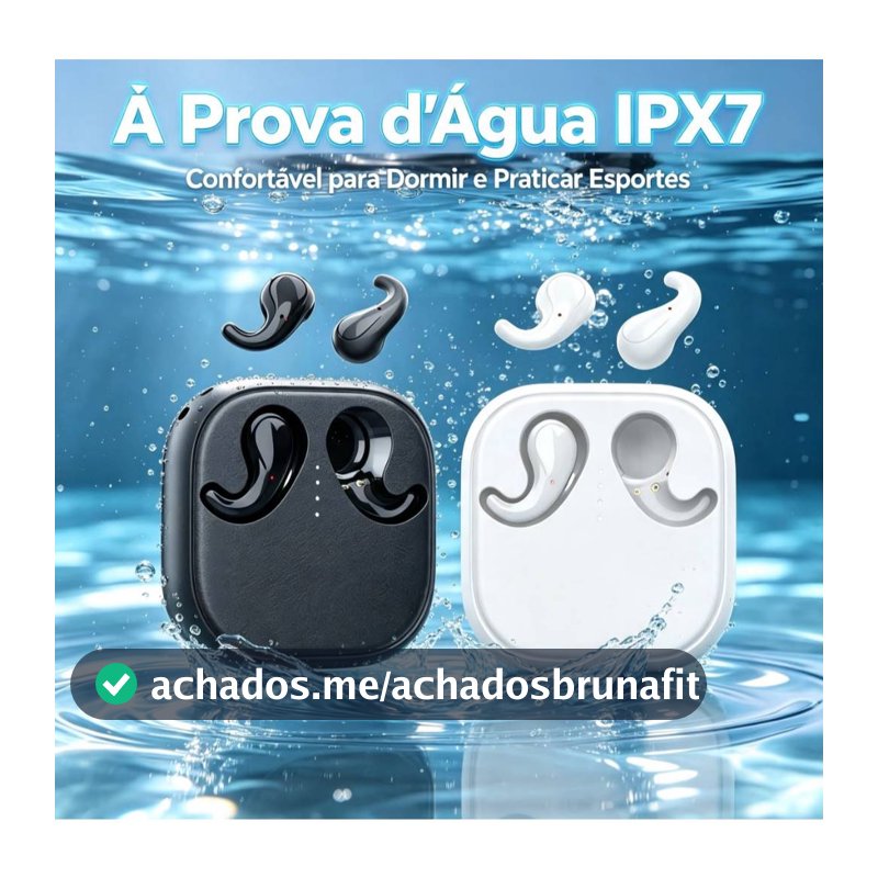 Fone de ouvido estéreo sem fio à prova d'água com Bluetooth caixa de carregamento longa duração T70