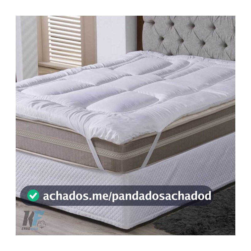Pillow top cama casal box protetor de colchão macio toque aveludado 400 fios.