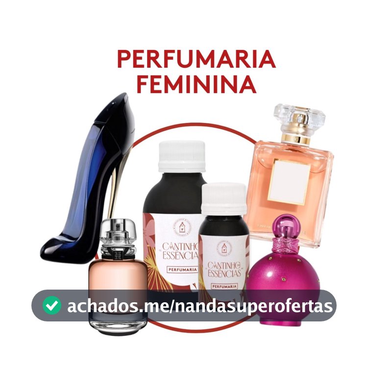 Perfumaria Feminina e Masculina - Essência Contratipo Concentrada