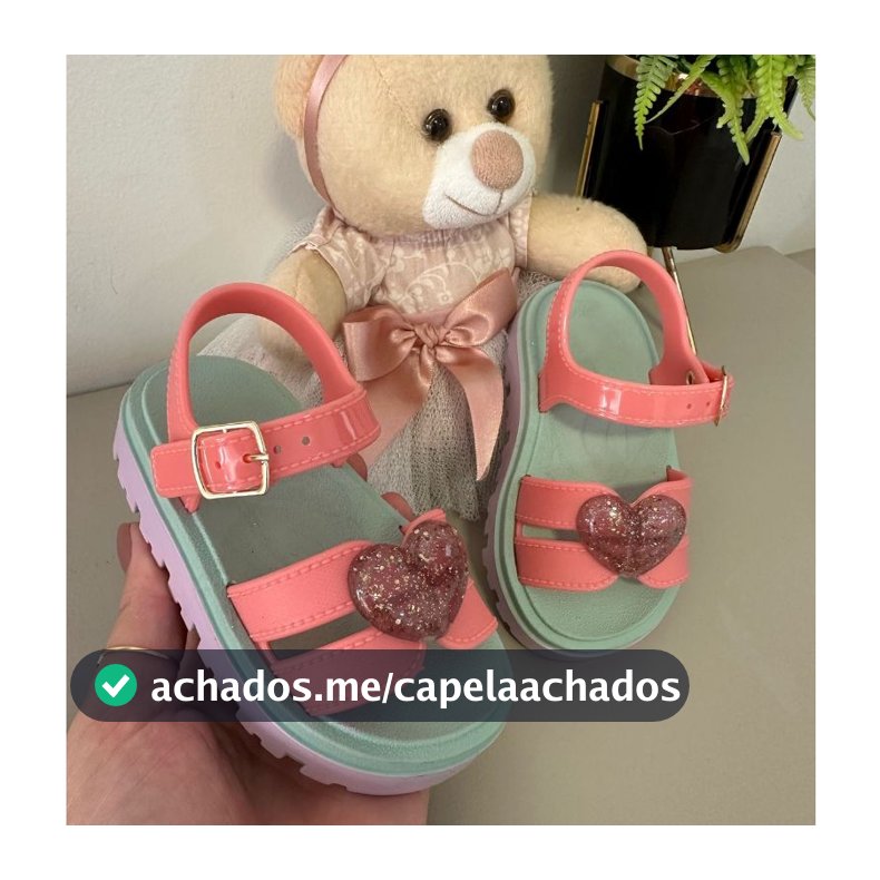 Sandalia Baby Infantil Menina Feminina Casual Confortavel 19 ao 26