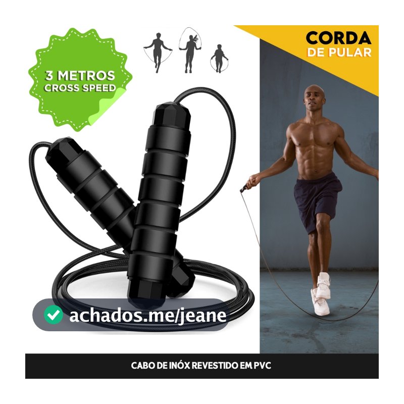 Corda de Pular Crossfit Profissional 3M - NL