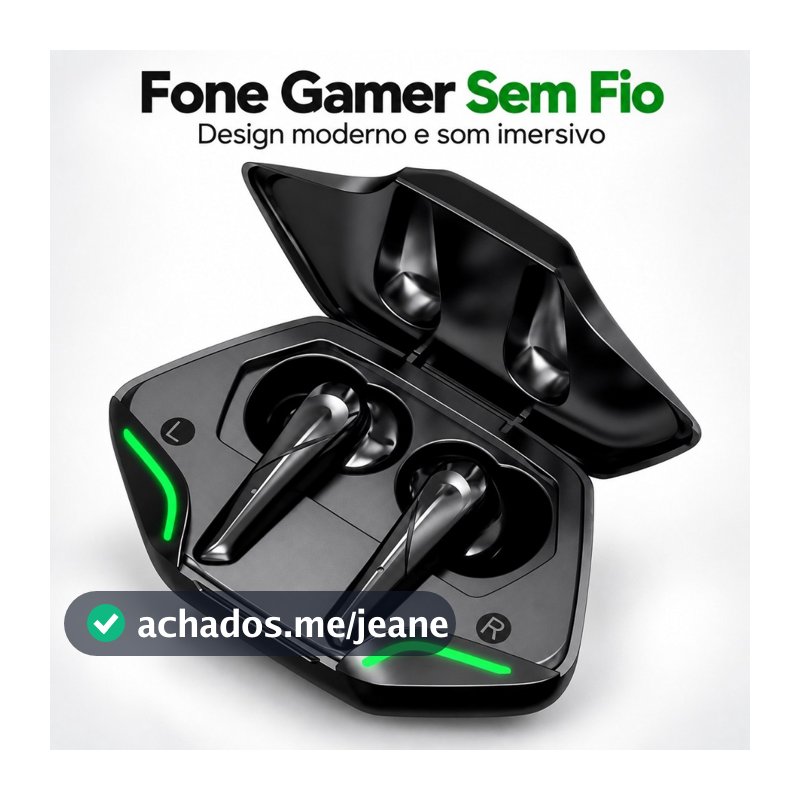Fone de Ouvido G11 TWS Bluetooth 5.0 Sem Fio Gamer com Microfone Mini In-Ear para Jogos Esportes Celular