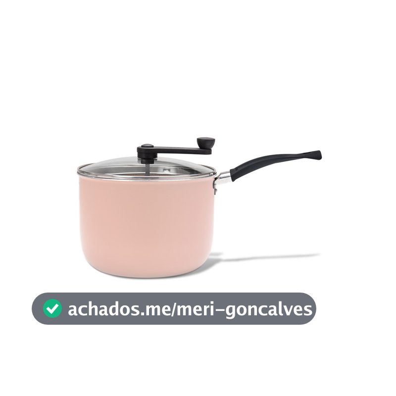 Pipoqueira Brinox Ceramic Life Rainbow Ø20cm 4,2 Litros Rosa