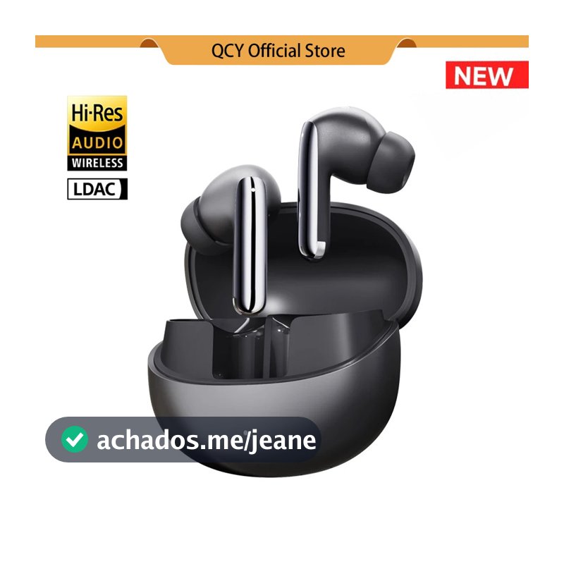 QCY HT08 MeloBuds Pro ANC Bluetooth 5.3 Fones De Ouvido Sem Fio 46dB Híbrido Hi-Res LDAC