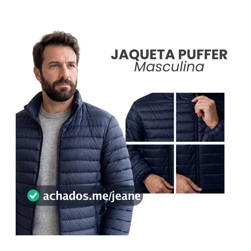 Jaqueta Masculina Impermeável Puffer Casaco Corta Vento Jaqueta Bobojaco Masculuno Premium Não Molha Impermeavel