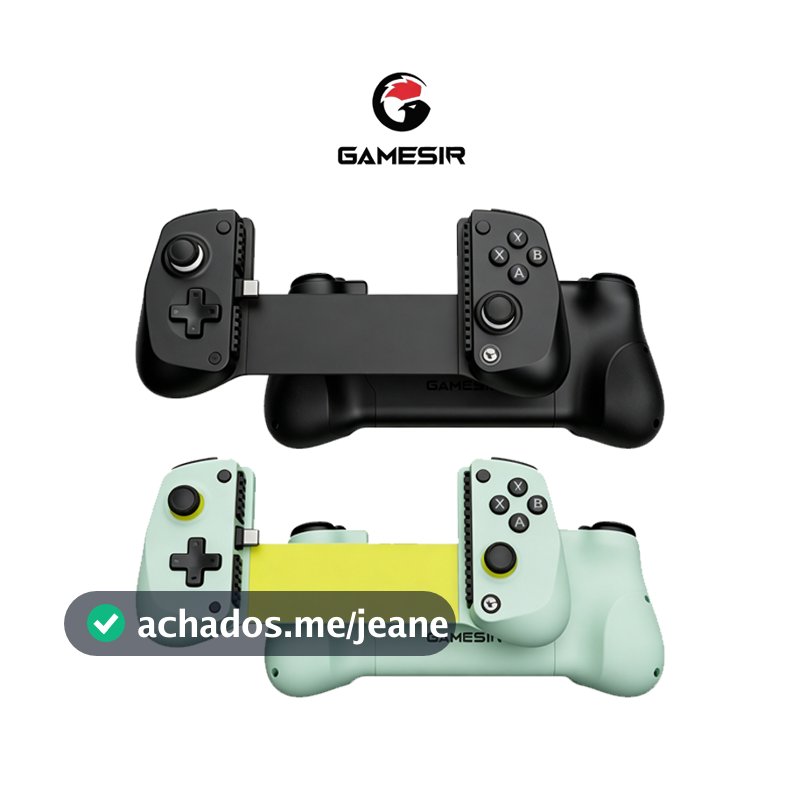 Controle Gamepad GameSir X5 Lite USB-C para Android e iPhone 15/16 com Hall Effect Turbo Leve 135g
