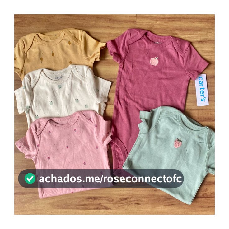 kit body manga curta menina carters