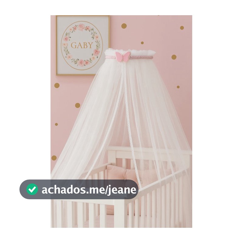 dorsel com mosquiteiro para berço americano dorcel bebe promoção