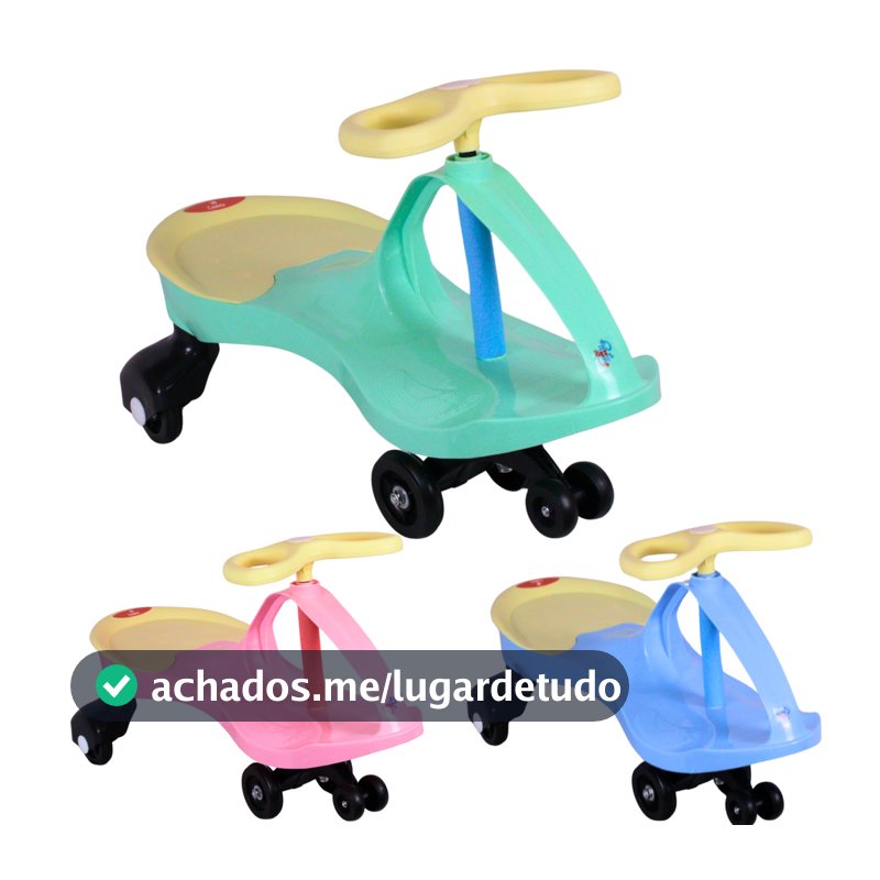 Carrinho Rolimã Infantil Super Car com Volante 360 - Castela