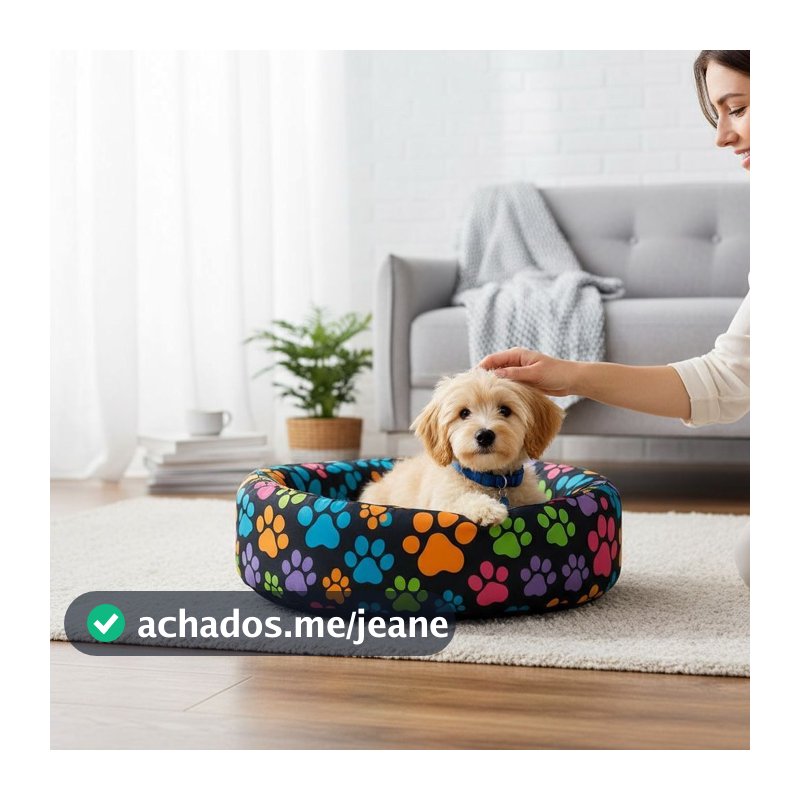 Cama Pet para Cachorro e Gato (Redonda 50cm) Petshop