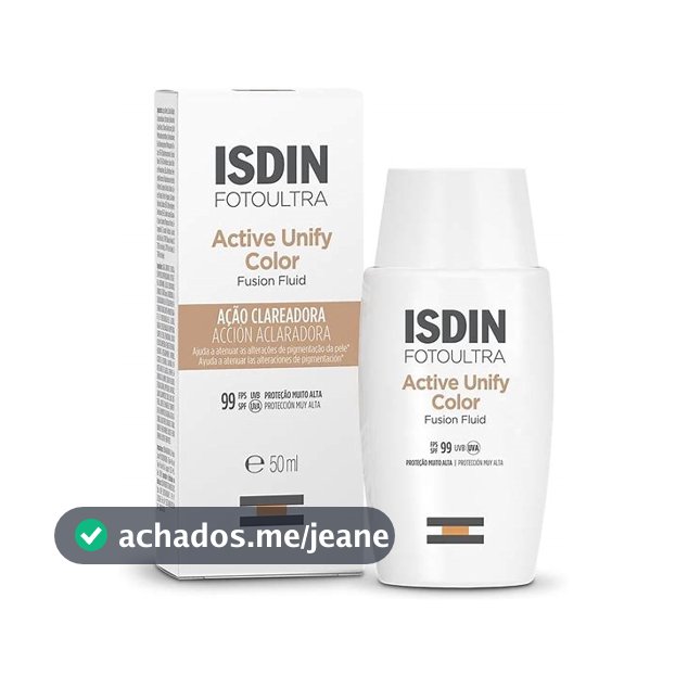 Isdin Protetor Solar Facial Foto Ultra PFS99 FPS5050ML - CLAREADOR SEM COR E COLOR PREVENT ERYFONTANA NUTRIDEICA MINERAL