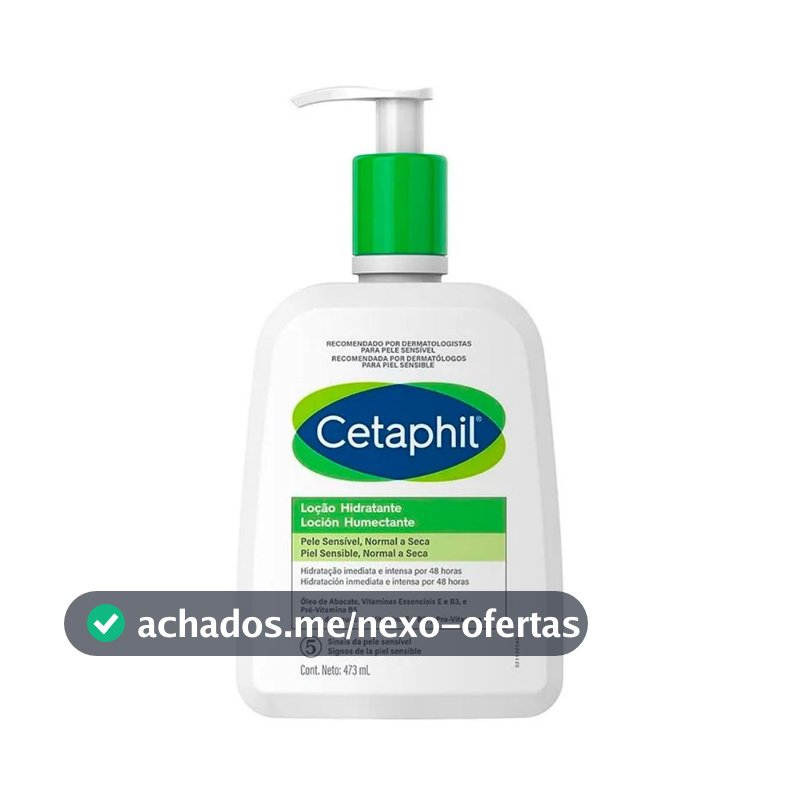Cetaphil Loção Hidratante Galderma para Pele Normal a Seca 473ml