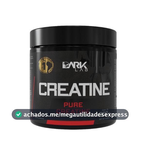 Creatina Monohidratada Pura 300g Dark Lab - 100% Pura