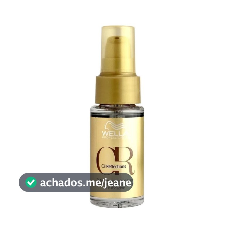 Óleo Capilar Oil Reflections Wella Professionals - 30ml