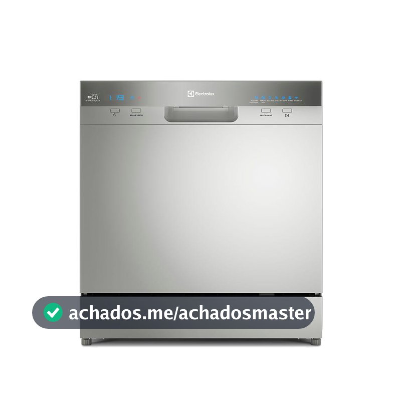 Lava-Louças Electrolux 8 Serviços Inox com Função Higienizar (LL08S)