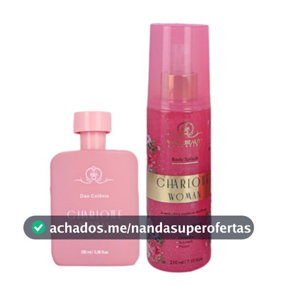 Kit Deo Colônia Charlotte + Body Splash Charlotte