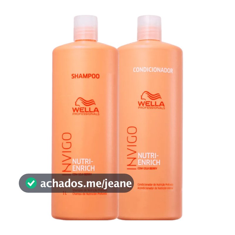 Kit Wella Professionals Invigo Nutri-Enrich Shampoo Condicionador
