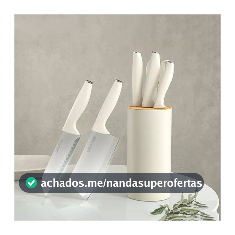 Jogo de Faca de Cozinha 5 peças Conjunto de Faca Aço inoxidável de Profissional Anti-bacteriano