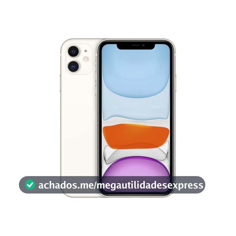 Usado: iPhone 11 64GB Branco Bom - bateria 70% - Trocafy - Apple