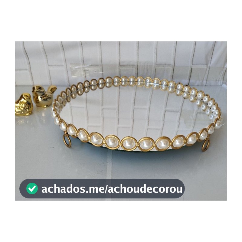 boleira bordada com fundo de espelho 30cm cores a escolher festa mesa decoração