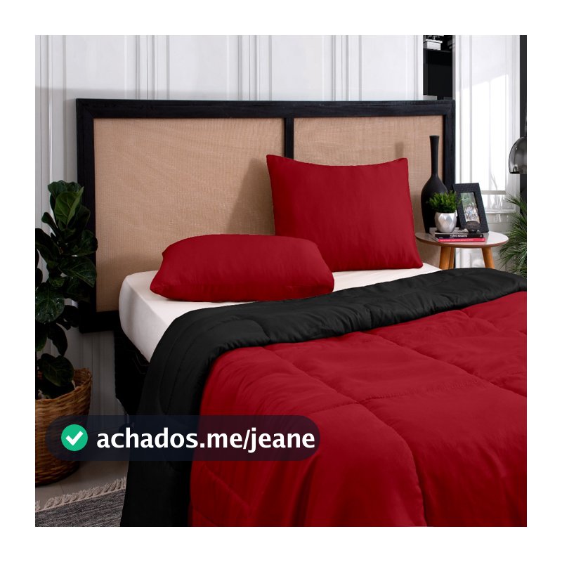 Edredom Casal Queen 3 Peças – Super Macio com Fronhas para Cama Box