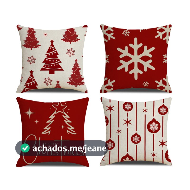 70 × 70.65 65.55 55.45 45 . Capa De Almofada De Linho Para Árvore De Natal De Neve Fronha De Cama Sofá Com Decoração De