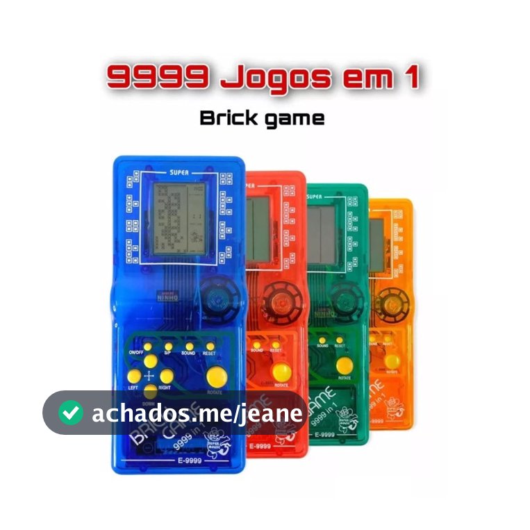 Vídeo Game Portátil 9999 Jogos In 1 Mini Game Antigo Retrô Jogo da Cobrinha