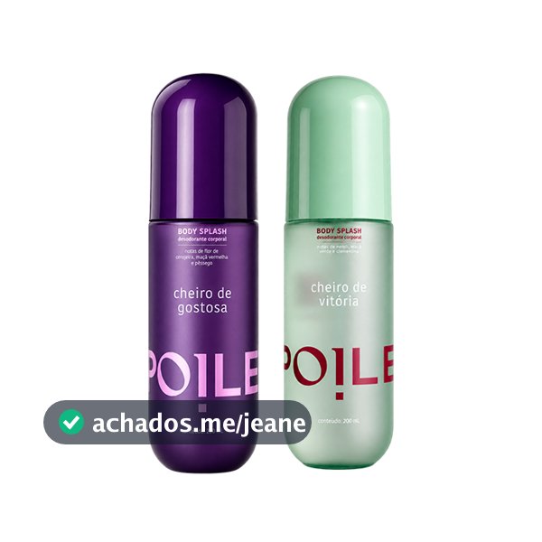 Kit 2 Body Splashes Femininos Memórias Vitória Gostosa Perfume Corporal 200ml Spoiler