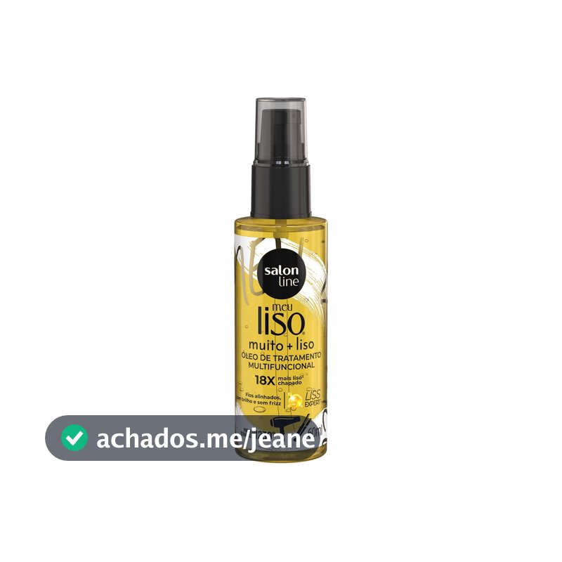 Óleo de Tratamento Multifuncional Meu Liso Muito + Liso 60ml