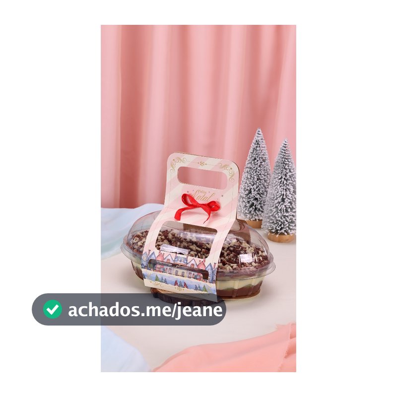 Natal encantado Embalagem para DOCE Natalino