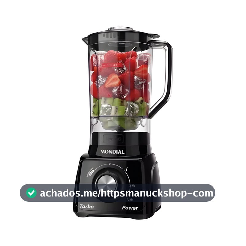 Liquidificador Mondial L‑99 Turbo 550 W 3 Velocidades