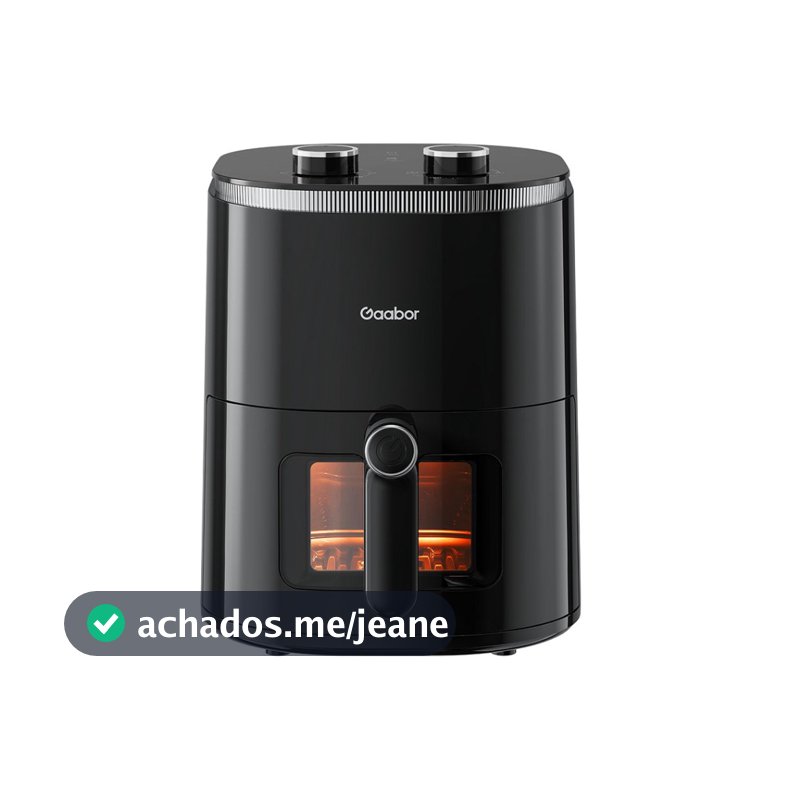 Gaabor Fritadeira Sem Óleo 4,2L Duo Analógica com Janela Visor Transparente AF-45M02A