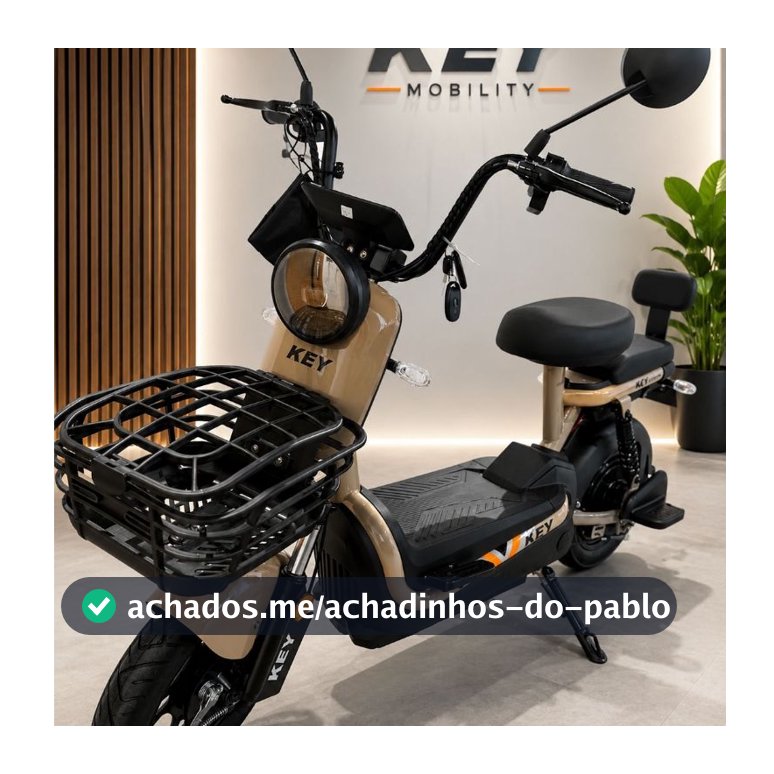 SCOOTER ELÉTRICA KEY 800W MARROM 60V 20AH