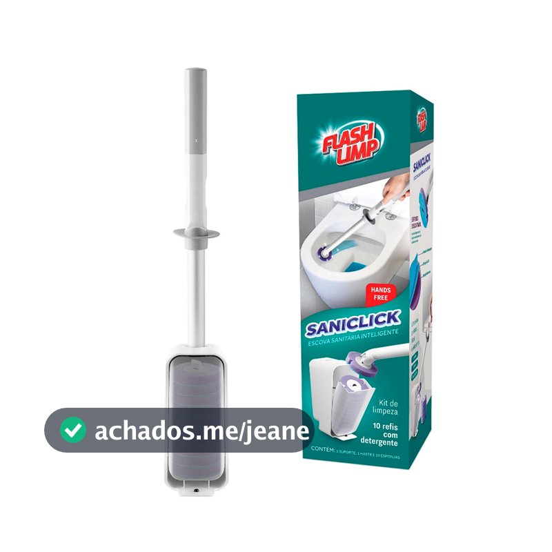 Kit Flash Limp para Banheiro e Vaso Sanitário C/ 10 Refis