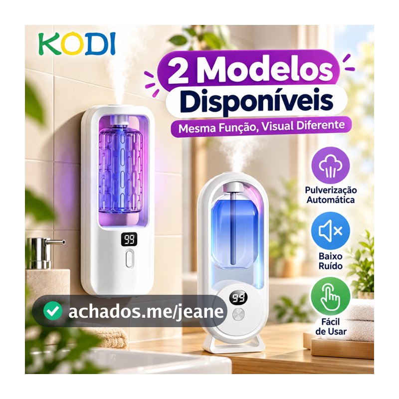 Aromatizador Automática Difusor de Essencia Aroma e Umidificador de Ar Multifuncional （Dois estilos）F2/E2