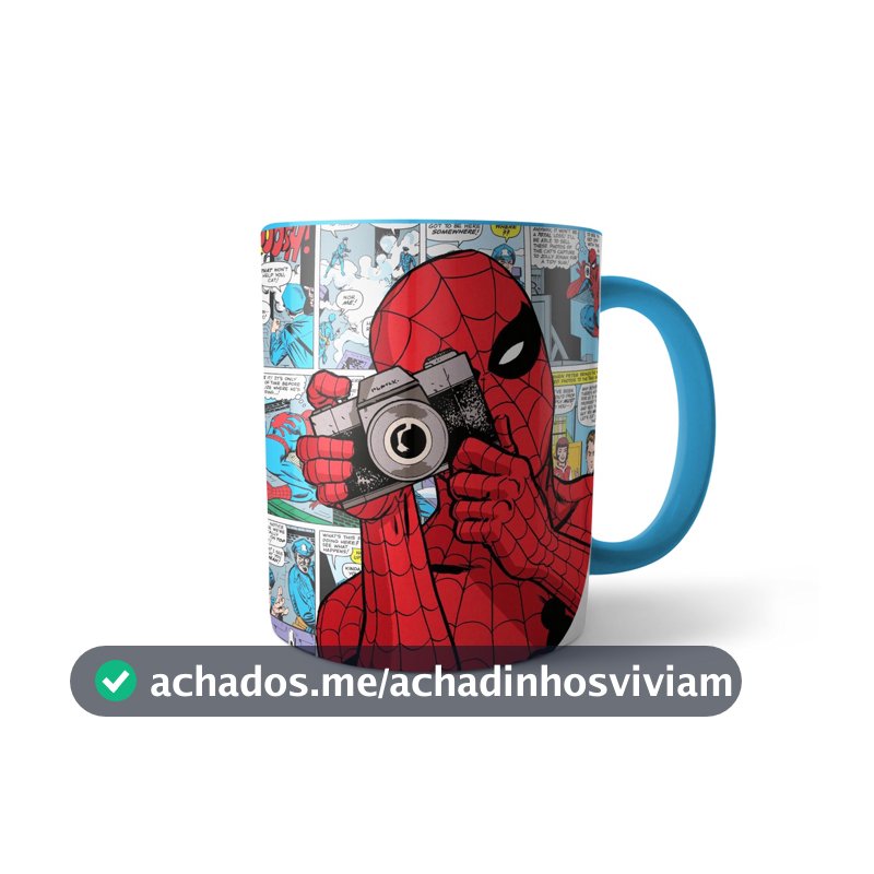 Caneca Homem Aranha Fotógrafo