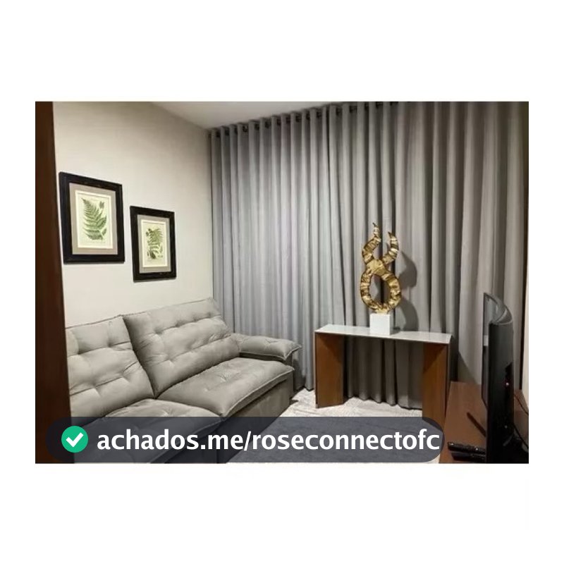 Cortina Voil Gaze De Linho 5,00 x 2,30/ 2,40/ 2,50/ 2,60/ 2,70 /2,80 C/Forro Blackout Grosso