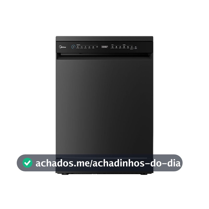 Lava Louças 14 Serviços Touch Plus Preta Midea