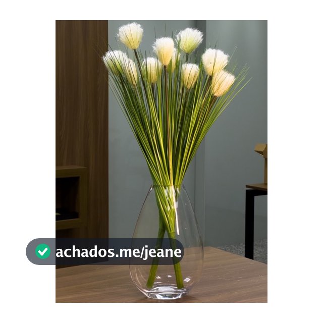 VASO EM VIDRO TRANSPARENTE NEO COLLECTION 30 CM MART 21487